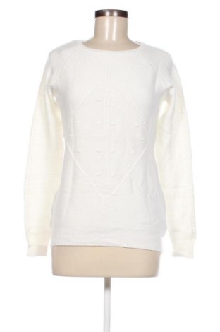 Дамски пуловер, Размер L, Цвят Бял, Цена 14,50 лв.