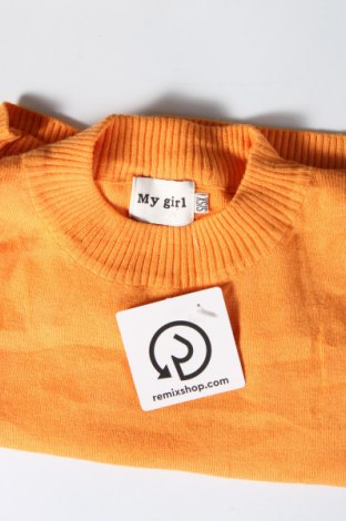 Дамски пуловер, Размер XS, Цвят Оранжев, Цена 7,25 лв.
