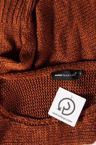 Дамски пуловер ASTRID BLACK LABEL, Размер M, Цвят Кафяв, Цена 9,30 лв.