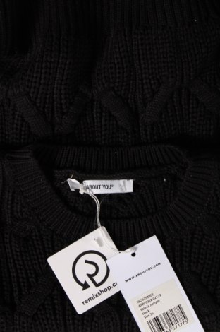 Damski sweter About You, Rozmiar S, Kolor Czarny, Cena 165,26 zł