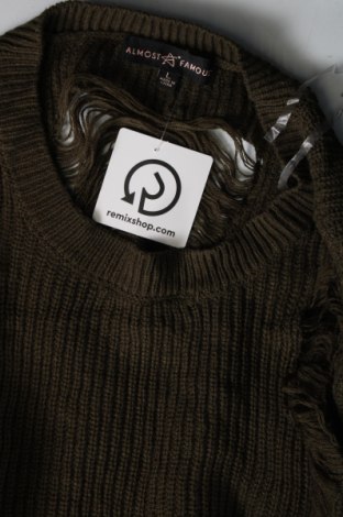 Γυναικείο πουλόβερ Almost Famous, Μέγεθος L, Χρώμα Πράσινο, Τιμή 5,02 €