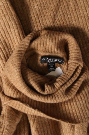Γυναικείο πουλόβερ Amisu, Μέγεθος XS, Χρώμα  Μπέζ, Τιμή 6,28 €