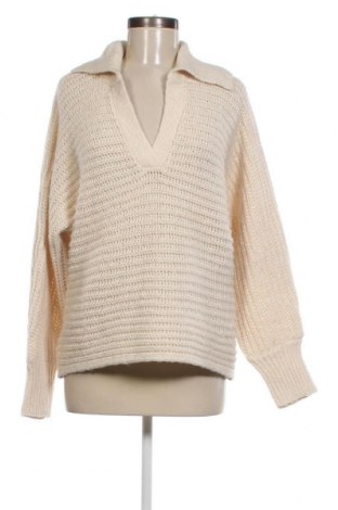 Дамски пуловер Amisu, Размер L, Цвят Бежов, Цена 16,25 лв.