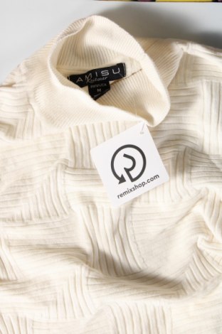 Дамски пуловер Amisu, Размер M, Цвят Бял, Цена 13,05 лв.