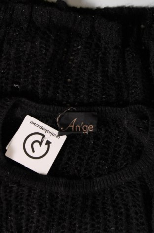 Дамски пуловер An'ge, Размер M, Цвят Черен, Цена 4,10 лв.