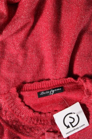 Дамски пуловер Belle Femme, Размер M, Цвят Червен, Цена 7,92 лв.