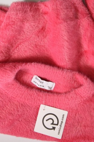 Pulover de femei Bershka, Mărime M, Culoare Roz, Preț 22,89 Lei