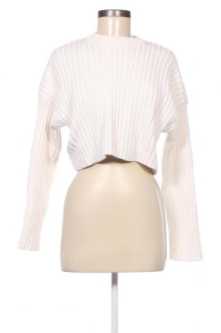 Γυναικείο πουλόβερ Bershka, Μέγεθος M, Χρώμα Εκρού, Τιμή 17,01 €