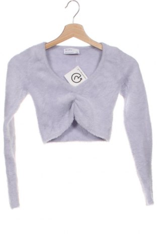 Дамски пуловер Bershka, Размер XS, Цвят Лилав, Цена 17,39 лв.