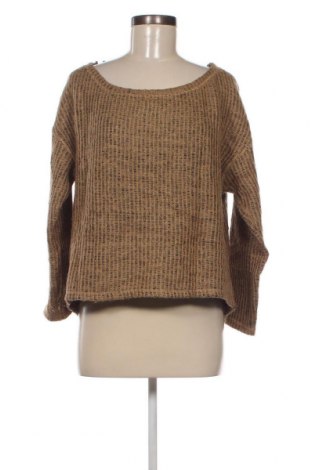 Дамски пуловер Bershka, Размер L, Цвят Кафяв, Цена 8,41 лв.