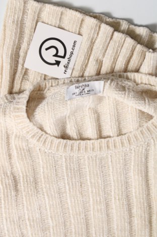 Дамски пуловер Bershka, Размер S, Цвят Екрю, Цена 29,00 лв.