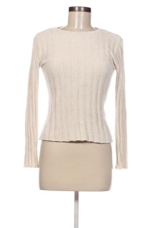 Γυναικείο πουλόβερ Bershka, Μέγεθος S, Χρώμα Εκρού, Τιμή 7,18 €