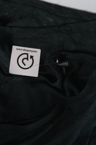 Дамски пуловер Bershka, Размер S, Цвят Зелен, Цена 14,79 лв.