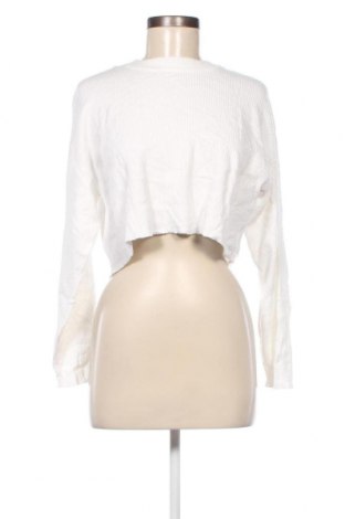 Γυναικείο πουλόβερ Bershka, Μέγεθος S, Χρώμα Λευκό, Τιμή 8,07 €