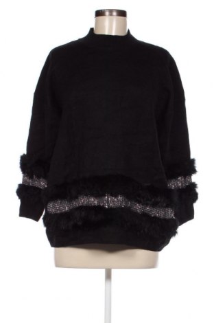 Дамски пуловер Bisou Bisou, Размер L, Цвят Черен, Цена 8,20 лв.