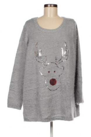 Дамски пуловер Bpc Bonprix Collection, Размер 3XL, Цвят Сив, Цена 29,00 лв.