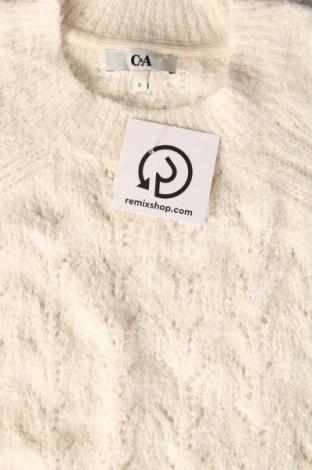 Дамски пуловер C&A, Размер S, Цвят Екрю, Цена 13,05 лв.
