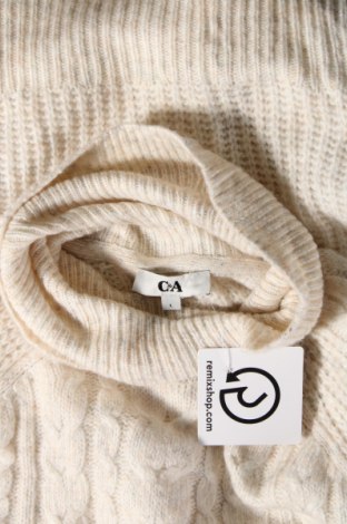 Γυναικείο πουλόβερ C&A, Μέγεθος L, Χρώμα  Μπέζ, Τιμή 4,84 €
