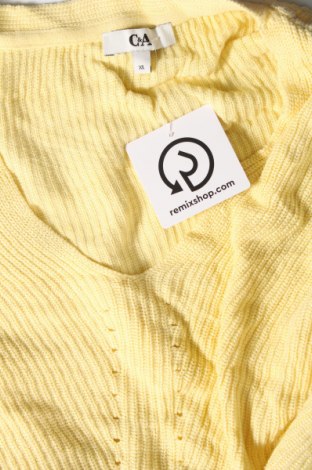 Γυναικείο πουλόβερ C&A, Μέγεθος XL, Χρώμα Κίτρινο, Τιμή 5,56 €
