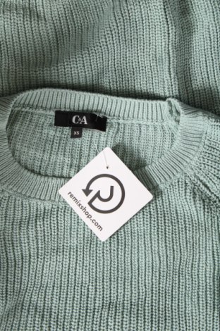 Дамски пуловер C&A, Размер XS, Цвят Зелен, Цена 8,70 лв.