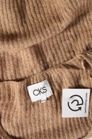 Γυναικείο πουλόβερ CKS, Μέγεθος XS, Χρώμα Χρυσαφί, Τιμή 19,18 €