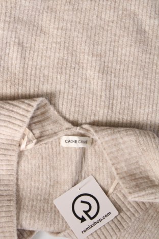 Дамски пуловер Cache Cache, Размер L, Цвят Бежов, Цена 13,05 лв.