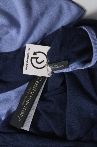 Дамски пуловер Cashmeritaly, Размер M, Цвят Син, Цена 57,60 лв.