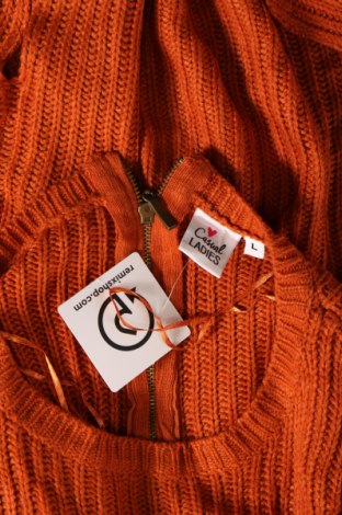 Γυναικείο πουλόβερ Casual Ladies, Μέγεθος L, Χρώμα Καφέ, Τιμή 7,00 €