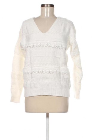 Γυναικείο πουλόβερ Charlior, Μέγεθος M, Χρώμα Λευκό, Τιμή 5,20 €