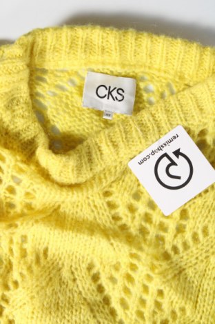 Pulover de femei CKS, Mărime XS, Culoare Galben, Preț 101,98 Lei