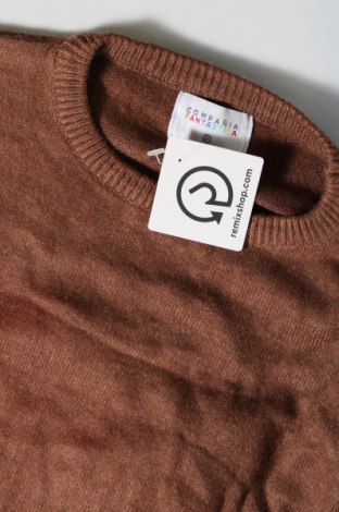 Дамски пуловер Compania Fantastica, Размер S, Цвят Кафяв, Цена 8,61 лв.