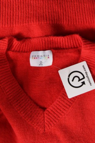 Дамски пуловер Compania Fantastica, Размер S, Цвят Червен, Цена 6,15 лв.