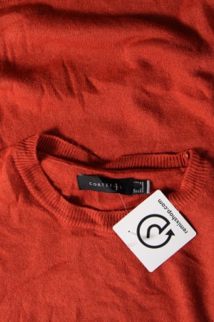 Дамски пуловер Cortefiel, Размер S, Цвят Оранжев, Цена 8,20 лв.