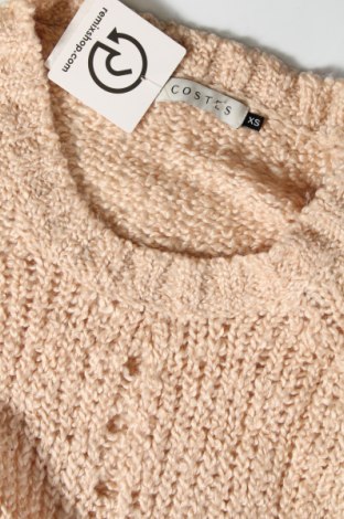 Дамски пуловер Costes, Размер XS, Цвят Бежов, Цена 12,30 лв.
