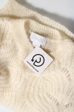 Γυναικείο πουλόβερ Cotton Club, Μέγεθος S, Χρώμα Λευκό, Τιμή 17,94 €