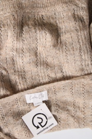 Дамски пуловер Cotton Club, Размер XL, Цвят Бежов, Цена 8,41 лв.