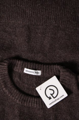 Damski sweter Designers Remix, Rozmiar L, Kolor Brązowy, Cena 76,77 zł