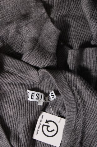 Дамски пуловер Desires, Размер L, Цвят Сив, Цена 41,00 лв.