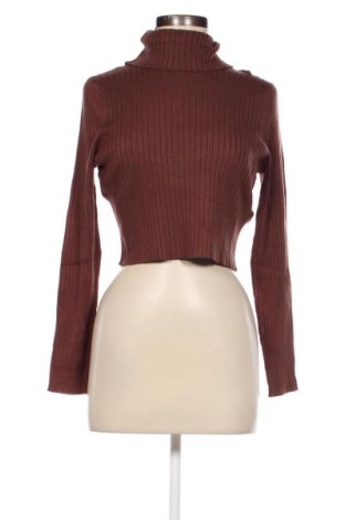 Дамски пуловер Even&Odd, Размер XL, Цвят Кафяв, Цена 17,94 лв.