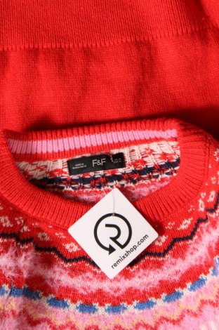 Дамски пуловер F&F, Размер M, Цвят Многоцветен, Цена 10,15 лв.