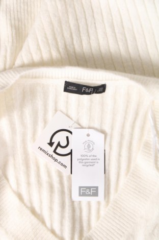 Női pulóver F&F, Méret XL, Szín Fehér, Ár 3 268 Ft
