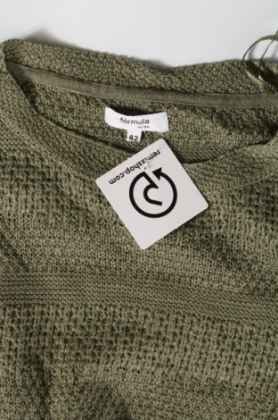 Дамски пуловер Formula, Размер L, Цвят Зелен, Цена 8,20 лв.