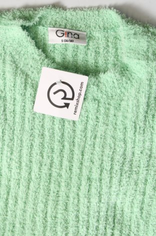 Дамски пуловер Gina, Размер S, Цвят Зелен, Цена 8,99 лв.