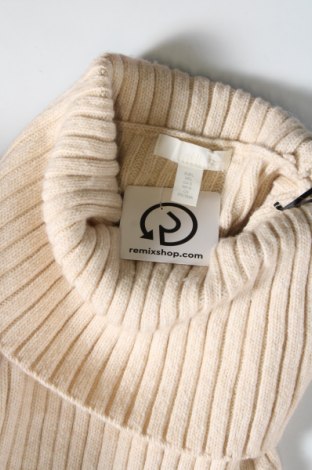 Дамски пуловер H&M, Размер L, Цвят Бежов, Цена 11,31 лв.
