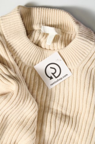 Дамски пуловер H&M, Размер M, Цвят Екрю, Цена 11,02 лв.