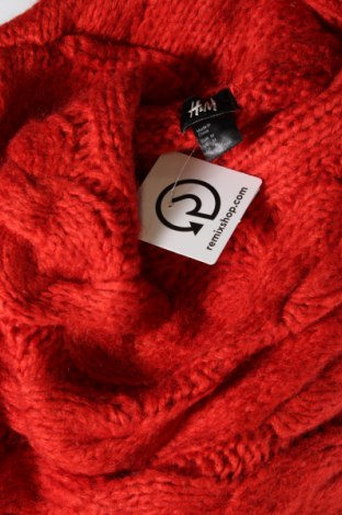 Дамски пуловер H&M, Размер M, Цвят Червен, Цена 11,31 лв.