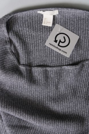 Дамски пуловер H&M, Размер L, Цвят Сив, Цена 9,80 лв.