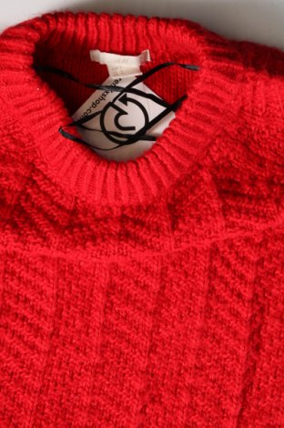Дамски пуловер H&M, Размер S, Цвят Червен, Цена 8,99 лв.