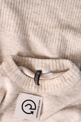 Дамски пуловер H&M Divided, Размер XS, Цвят Бежов, Цена 8,70 лв.