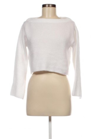 Дамски пуловер H&M Divided, Размер XS, Цвят Бял, Цена 9,57 лв.